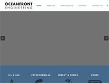 Tablet Screenshot of oceanfrontengineering.com